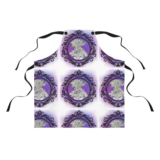 Apron Snake & Peony Flowers by Nikki