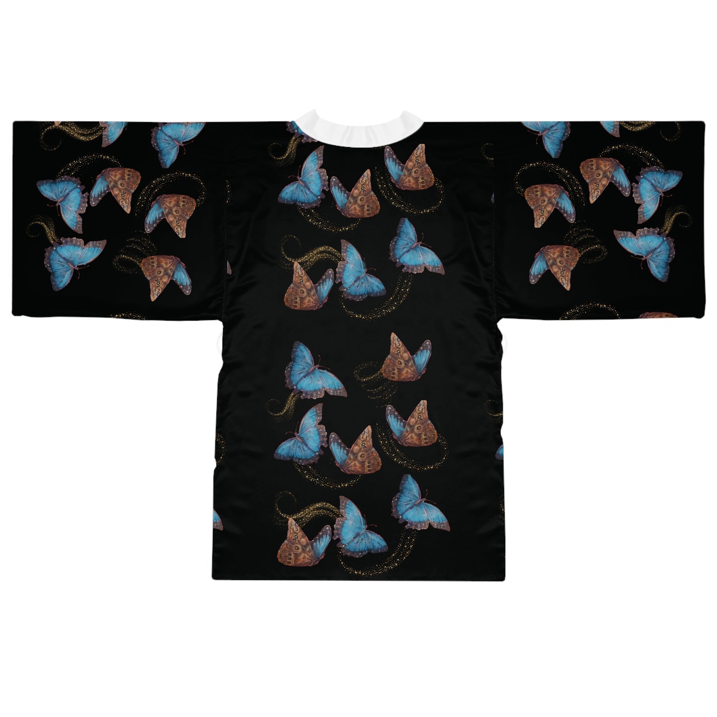 Butterfly Long Sleeve Kimono Robe by Nikki