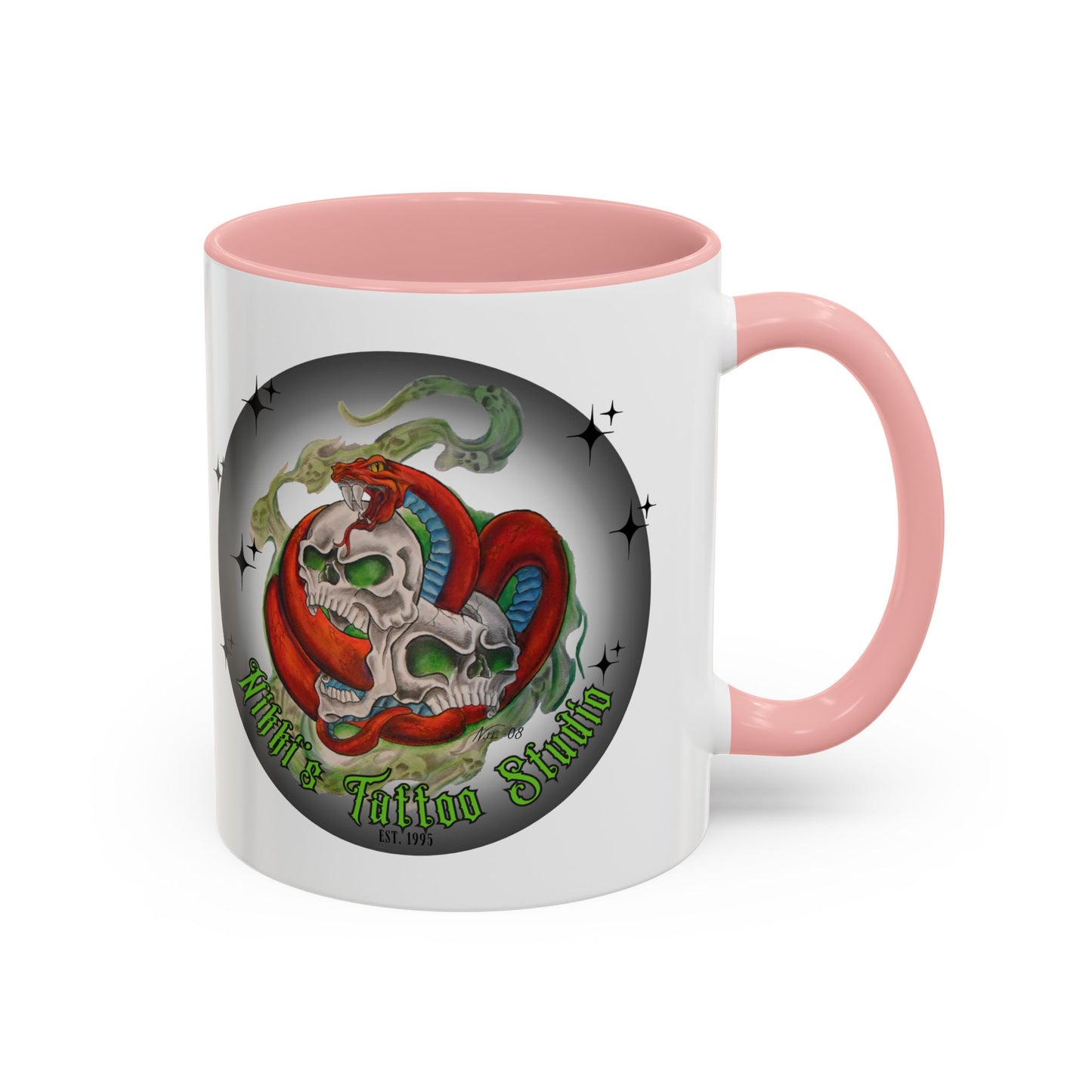 Mug - Nikki's Tattoo Studio (Skull & Snake)