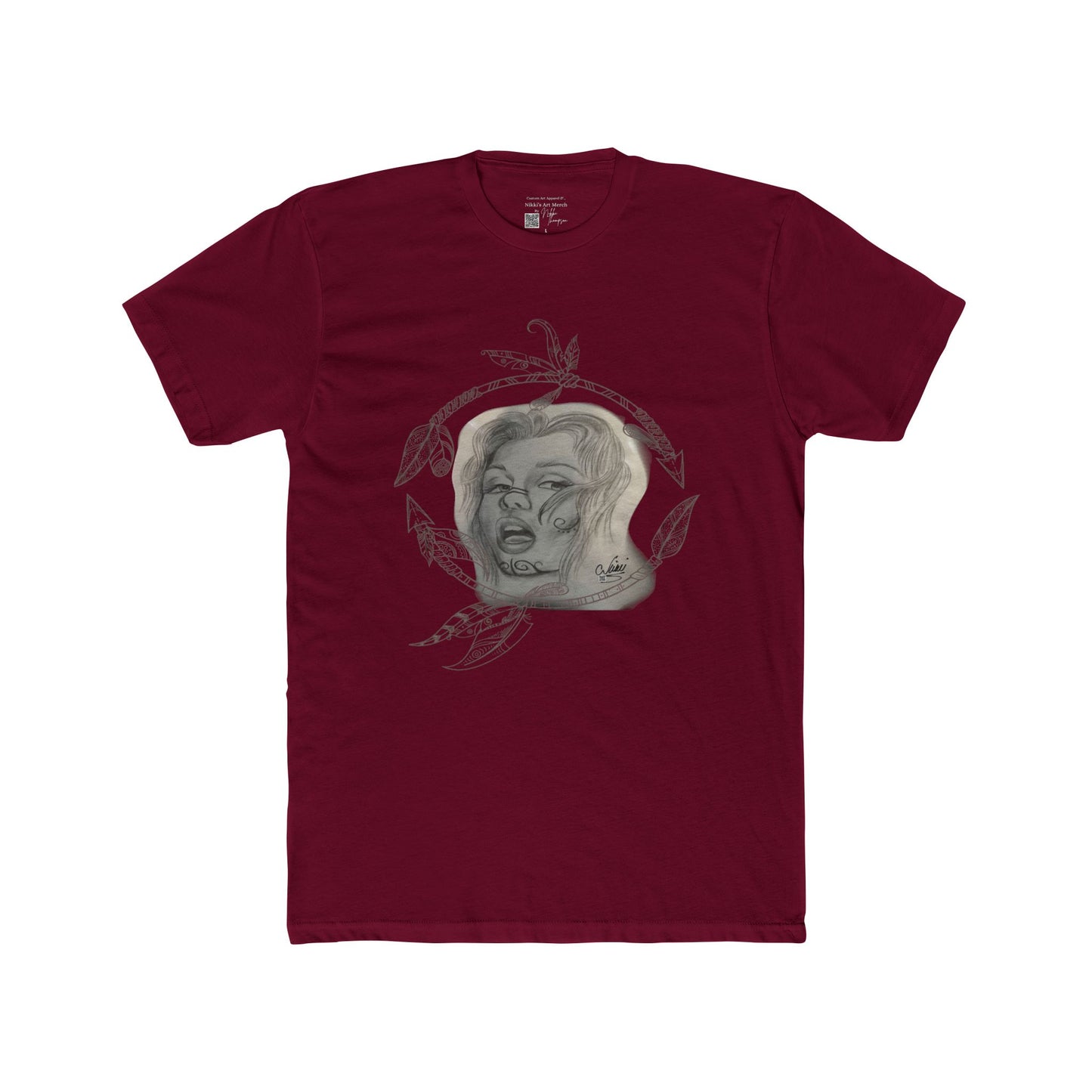 T-Shirt Unisex Crew - Beautiful Face by Nikki
