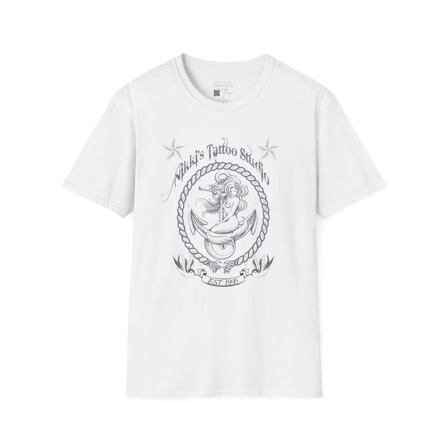 T-Shirt - Nikki's Tattoo Studio Mermaid by Nikki
