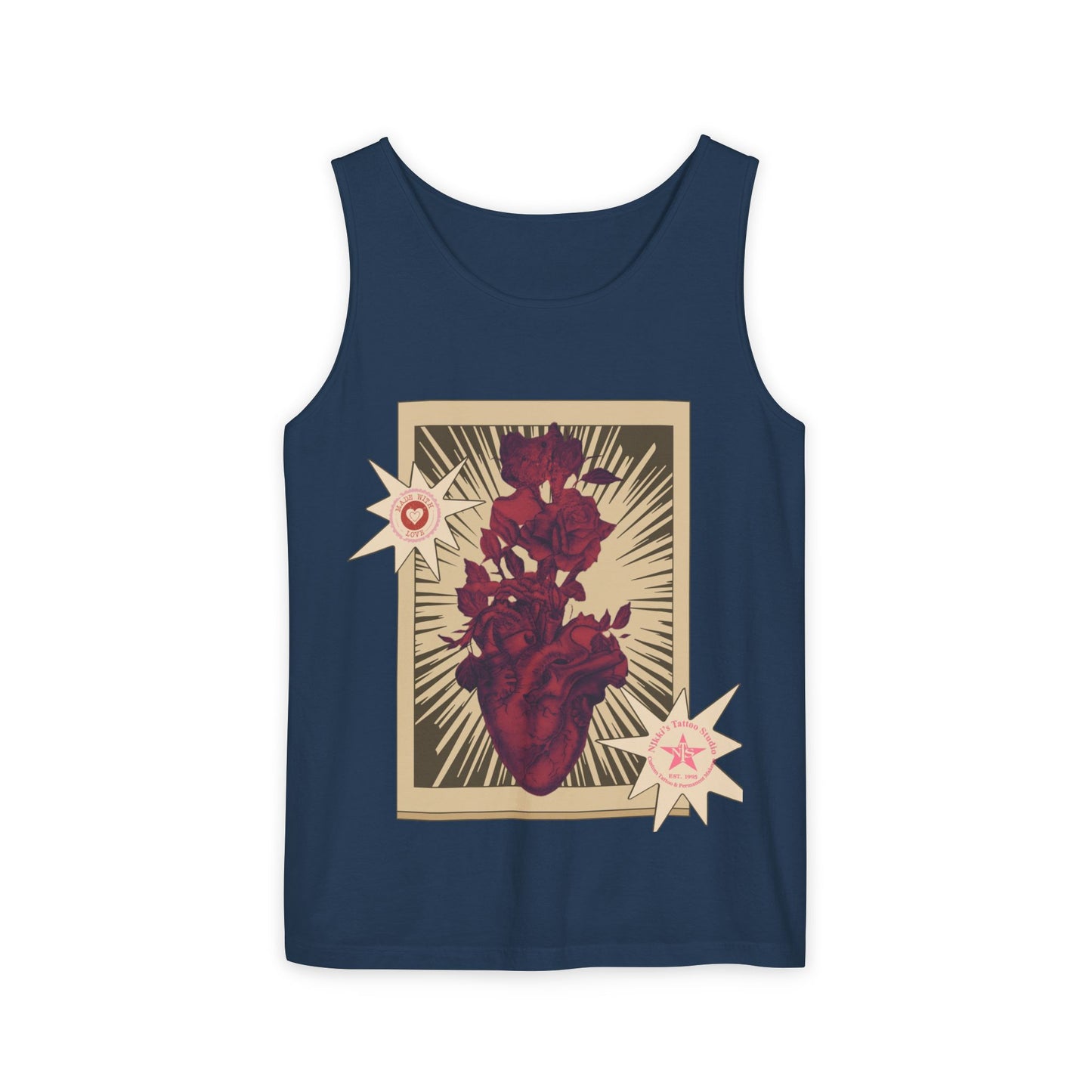 Anatomical Heart Tank Top by Nikki