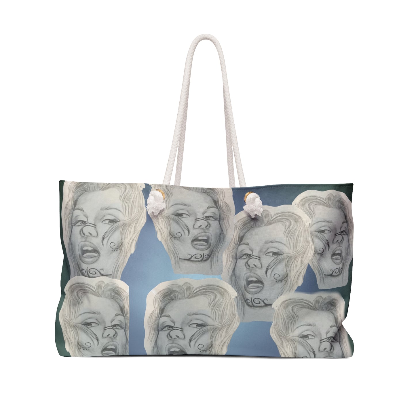 Weekender Bag - Beautiful Face by Nikki