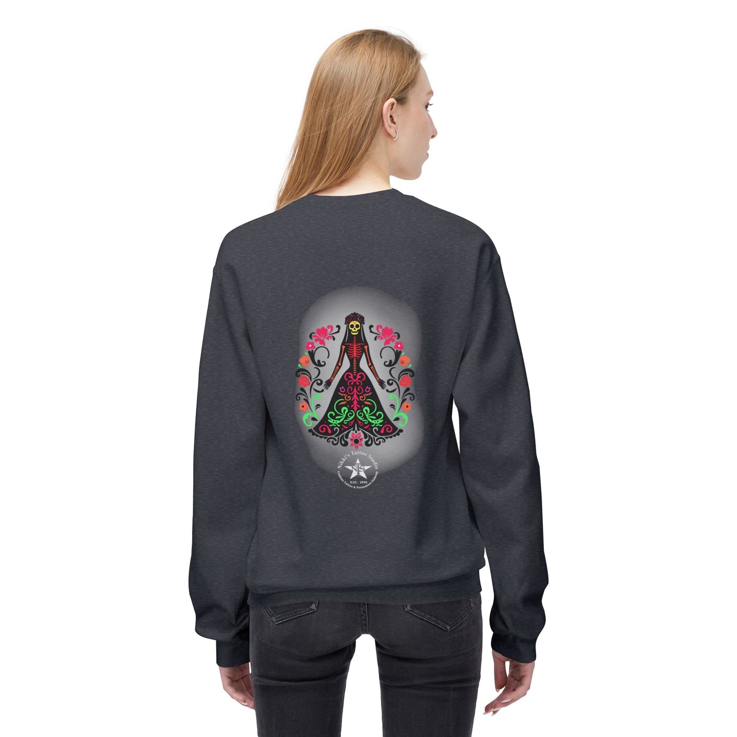 Sweatshirt - Day of the Dead Beautiful Art by Nikki