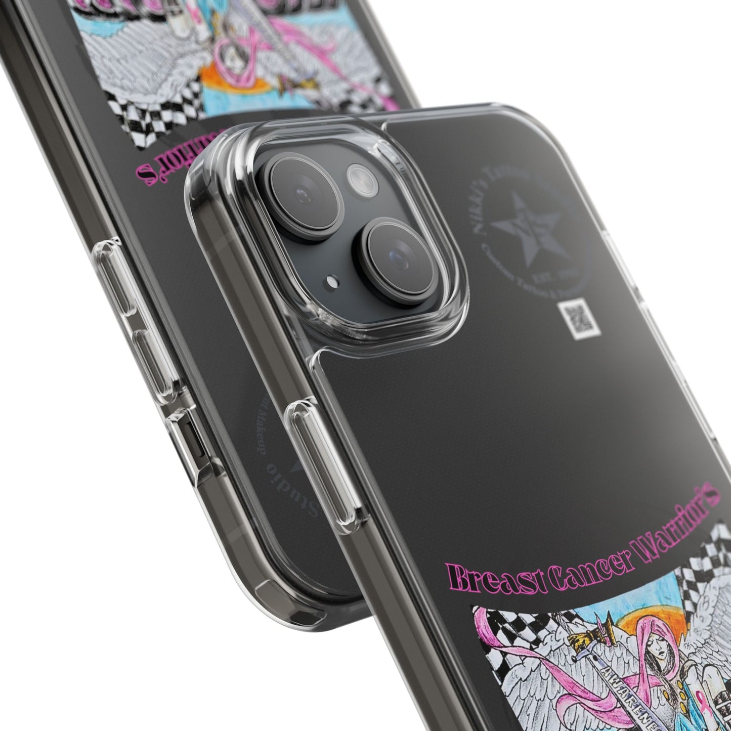 Phone Case - Breast Cancer Warrior by Nikki