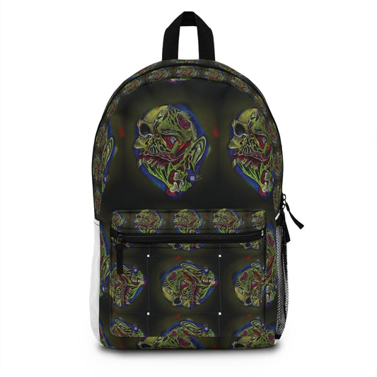 Backpack - Zombie Skull by Nikki