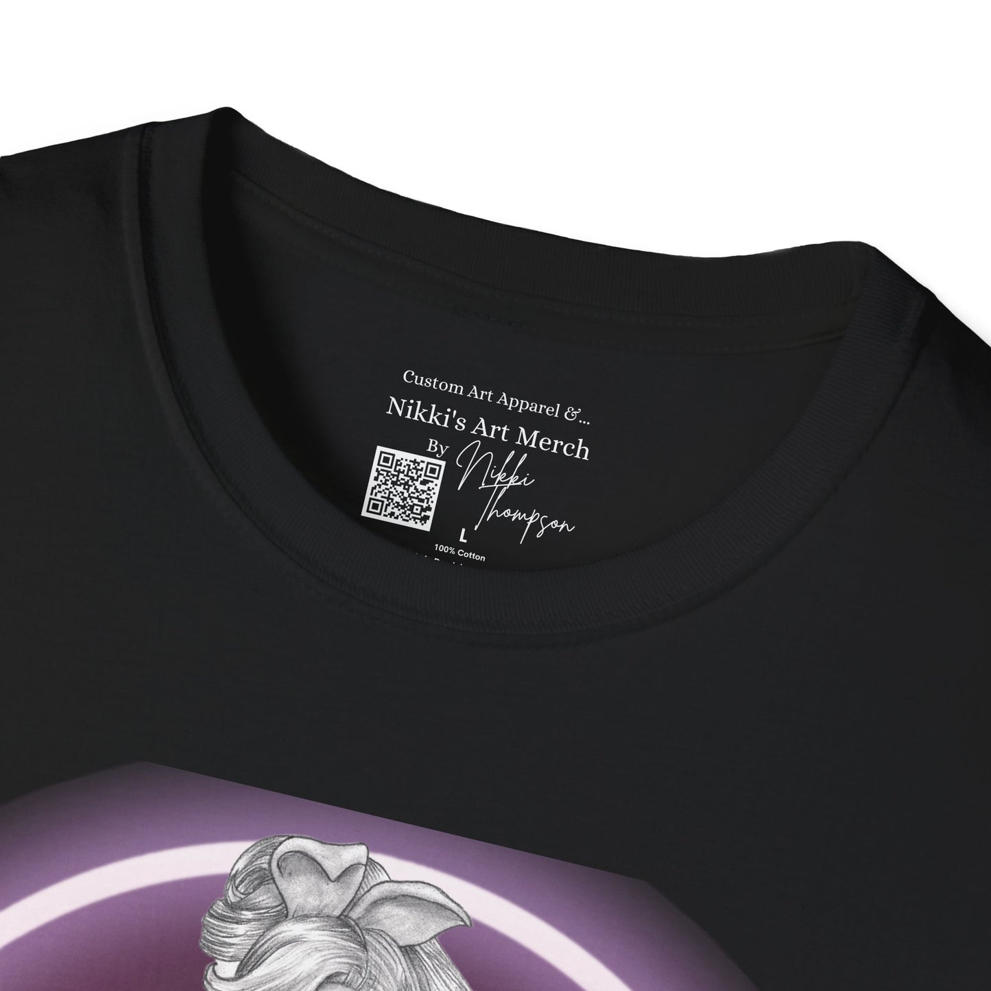T-Shirt - Pretty Pin Up Bunny by Nikki