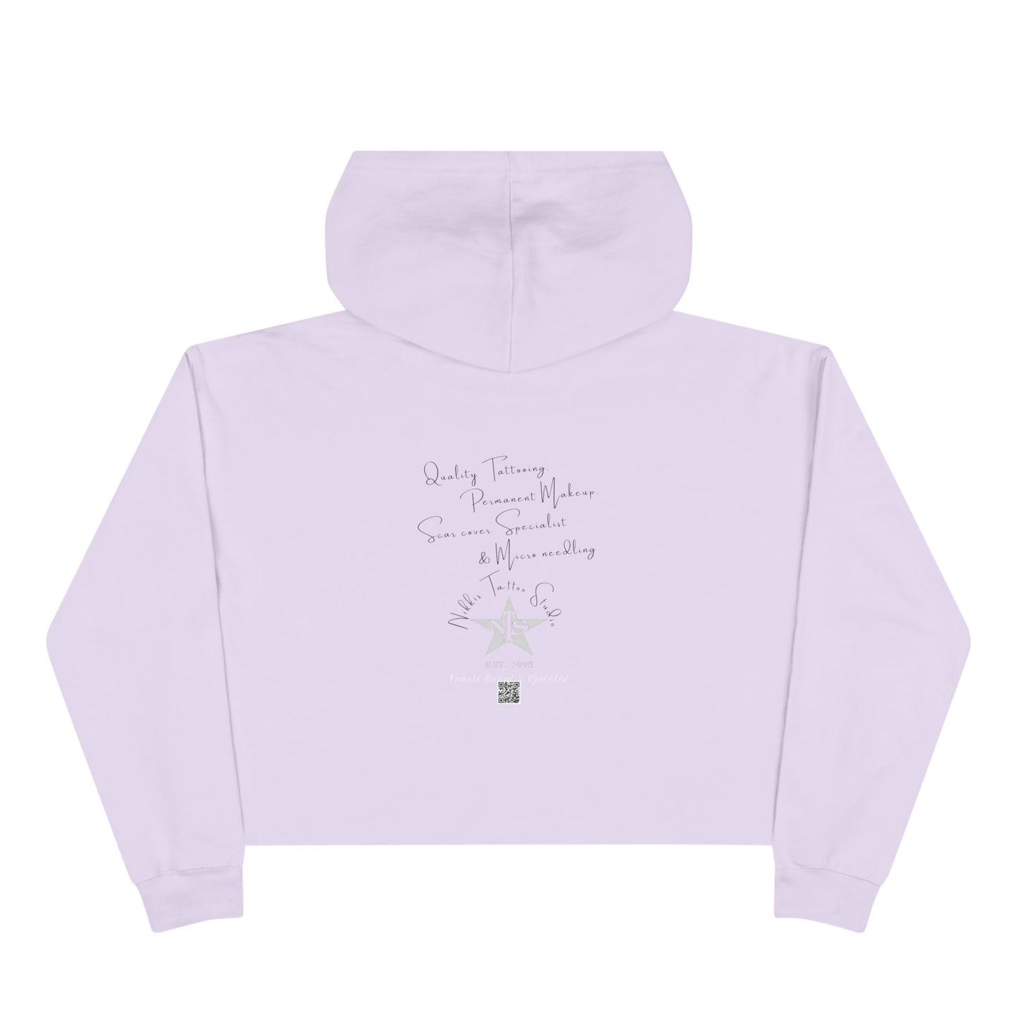 Hoodie Cropped - Beauty Never Gets Old by Nikki
