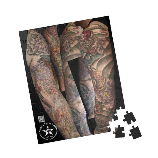 Puzzle Game: Nikki's Tattoo Art - Glossy Finish - 110, 252, 520 Pieces