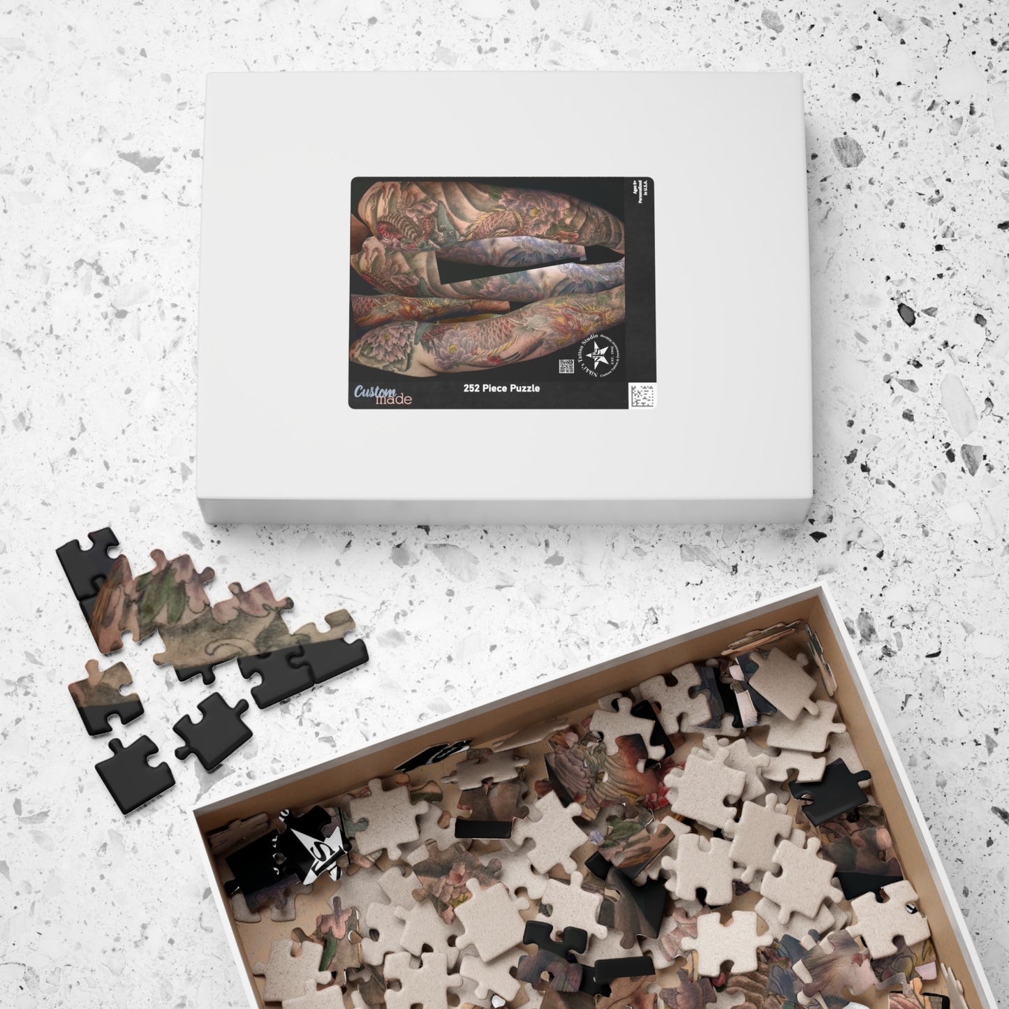 Puzzle Game: Nikki's Tattoo Art - Glossy Finish - 110, 252, 520 Pieces