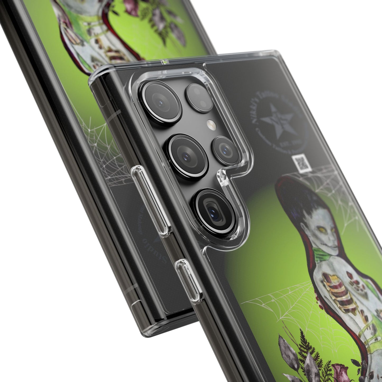 Phone Case Clear - Lady Zombie by Nikki Thompson