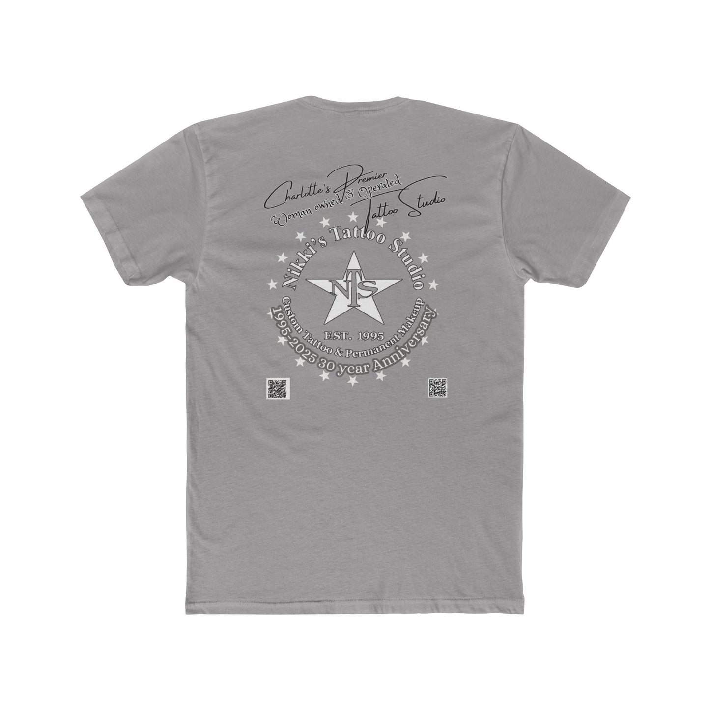Anatomical Heart Tattoo by Nikki Unisex Cotton Crew Tee
