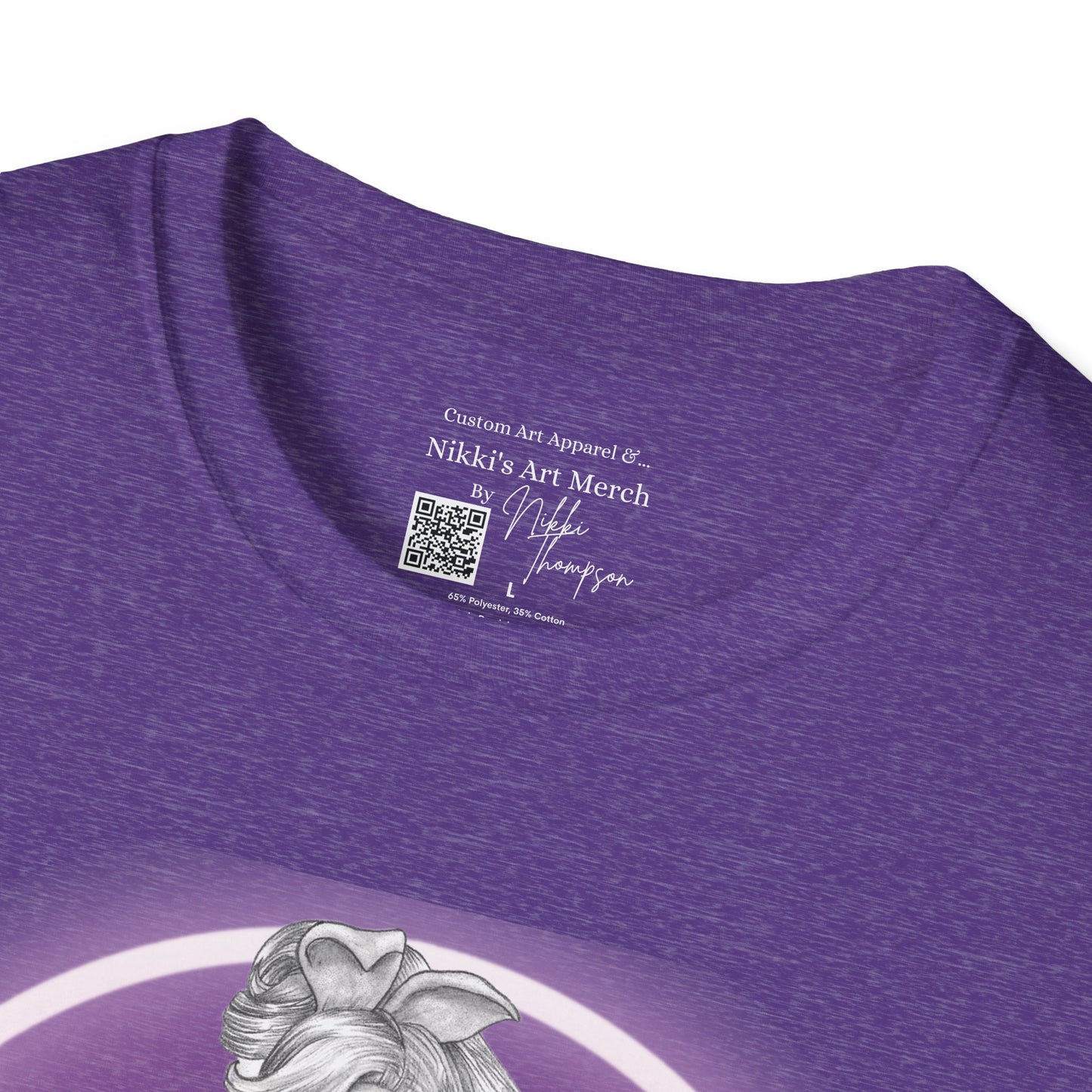T-Shirt - Pretty Pin Up Bunny by Nikki