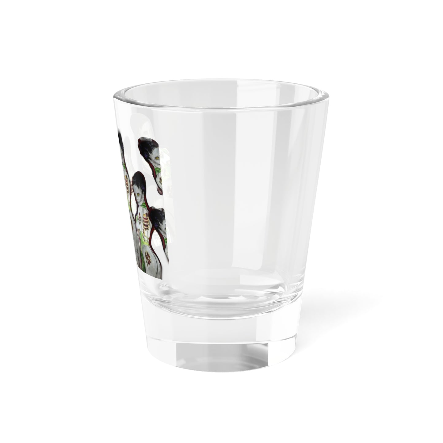 Shot Glass - Zombie Lady by Nikki