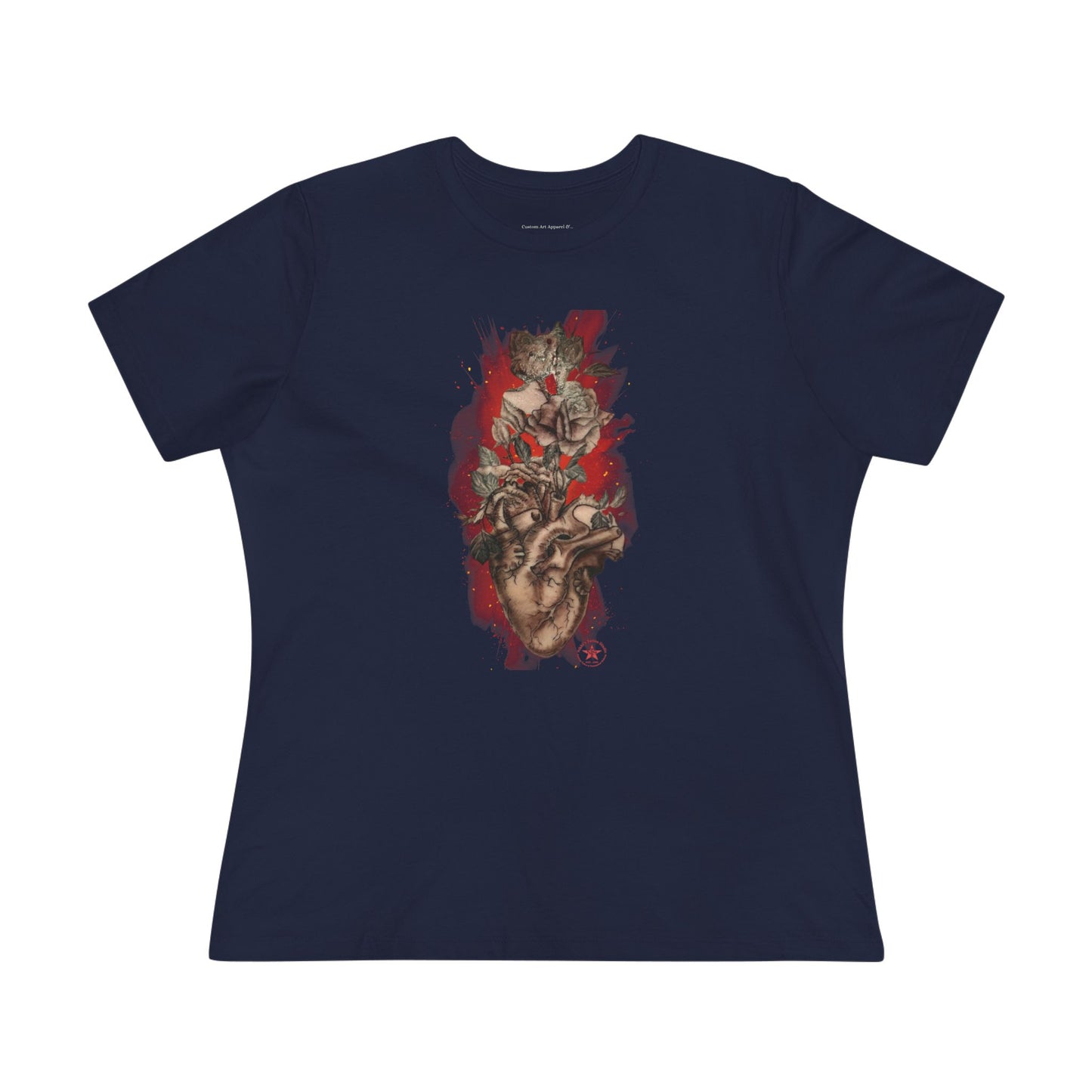 Anatomical Heart - Sephia by Nikki Women's Cotton Tee