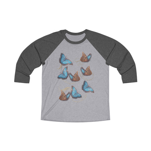 Butterfly Tattoo Quote by Nikki - Raglan Tee Shirt