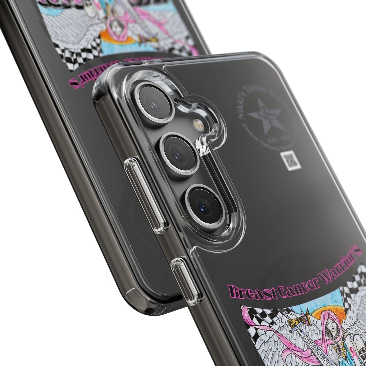 Phone Case - Breast Cancer Warrior by Nikki