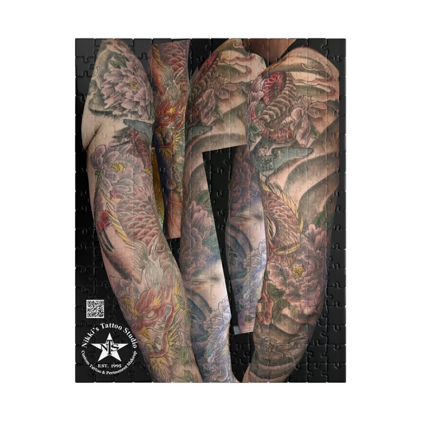 Puzzle Game: Nikki's Tattoo Art - Glossy Finish - 110, 252, 520 Pieces