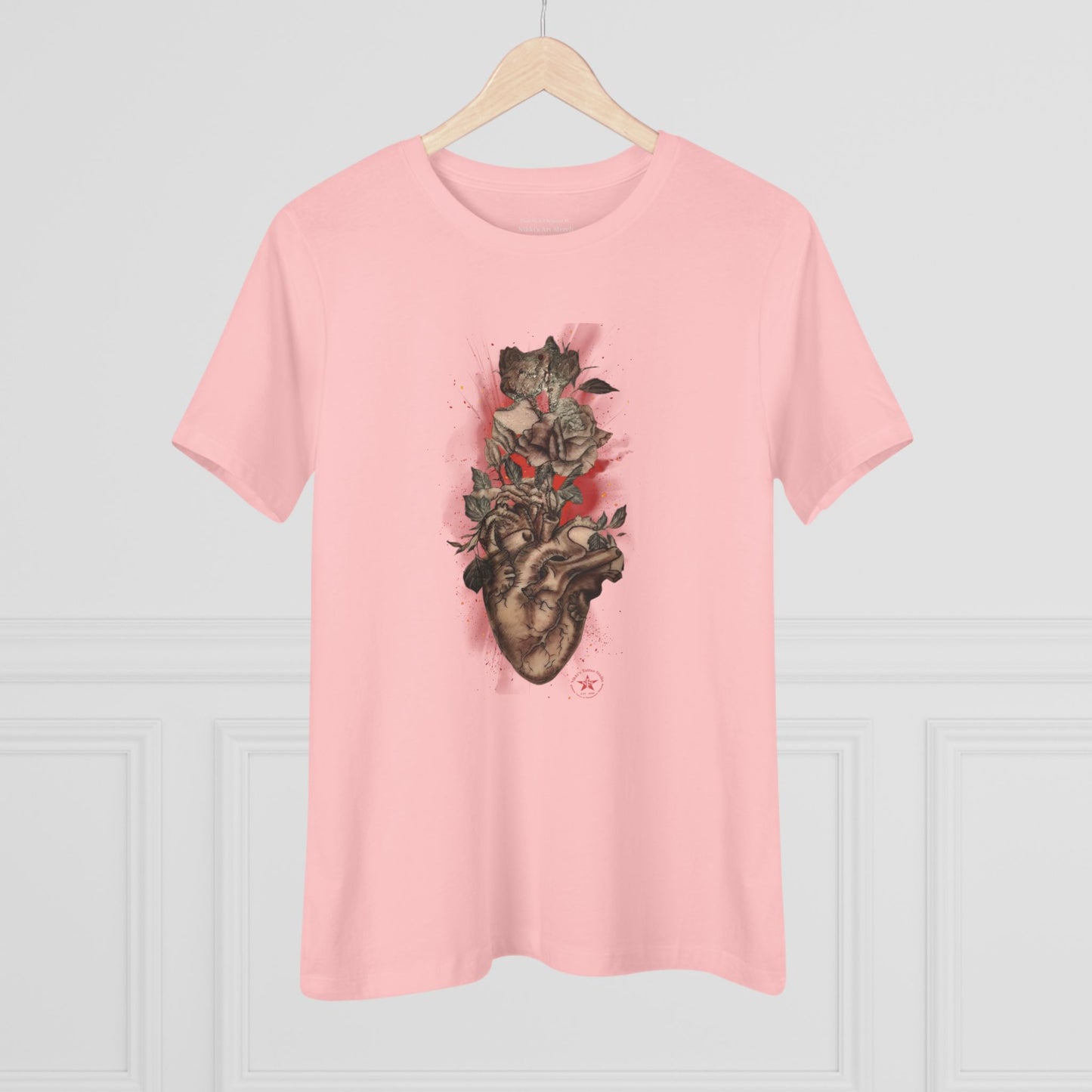 Anatomical Heart - Sephia by Nikki Women's Cotton Tee