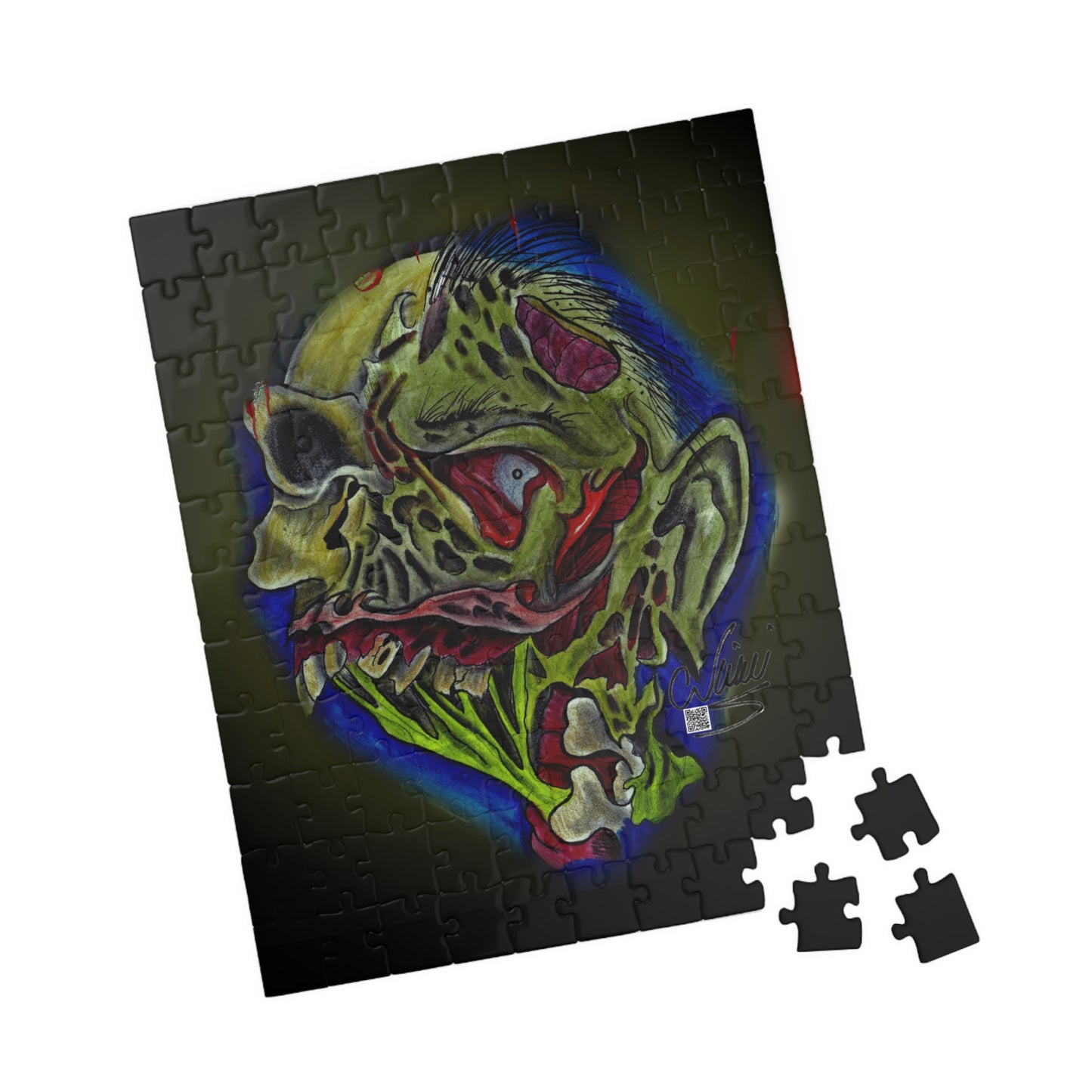 Puzzle Game: Skull Zombie King of the Dead by Nikki