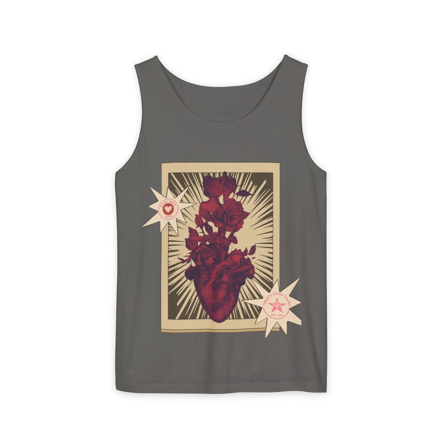 Anatomical Heart Tank Top by Nikki