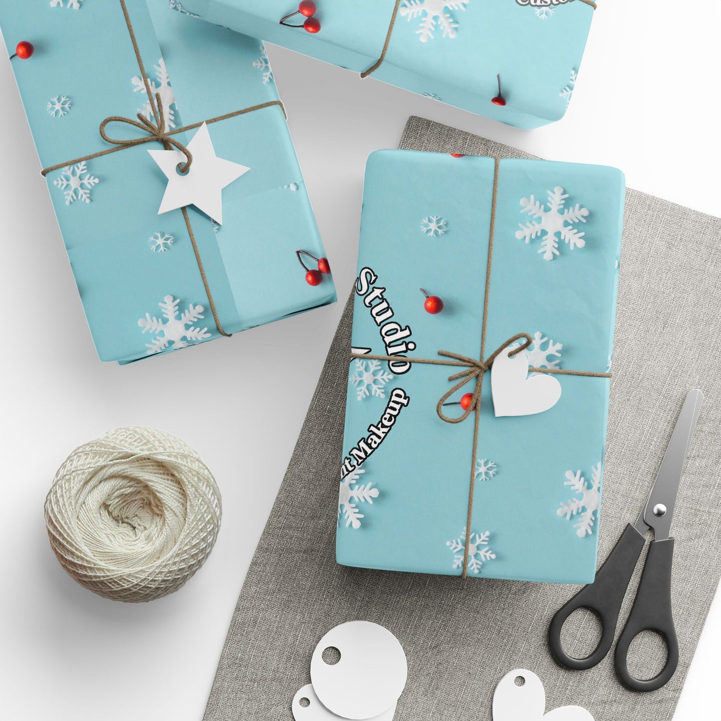 Nikki's Tattoo Studio CHRISTMAS Gift Wrapping Paper