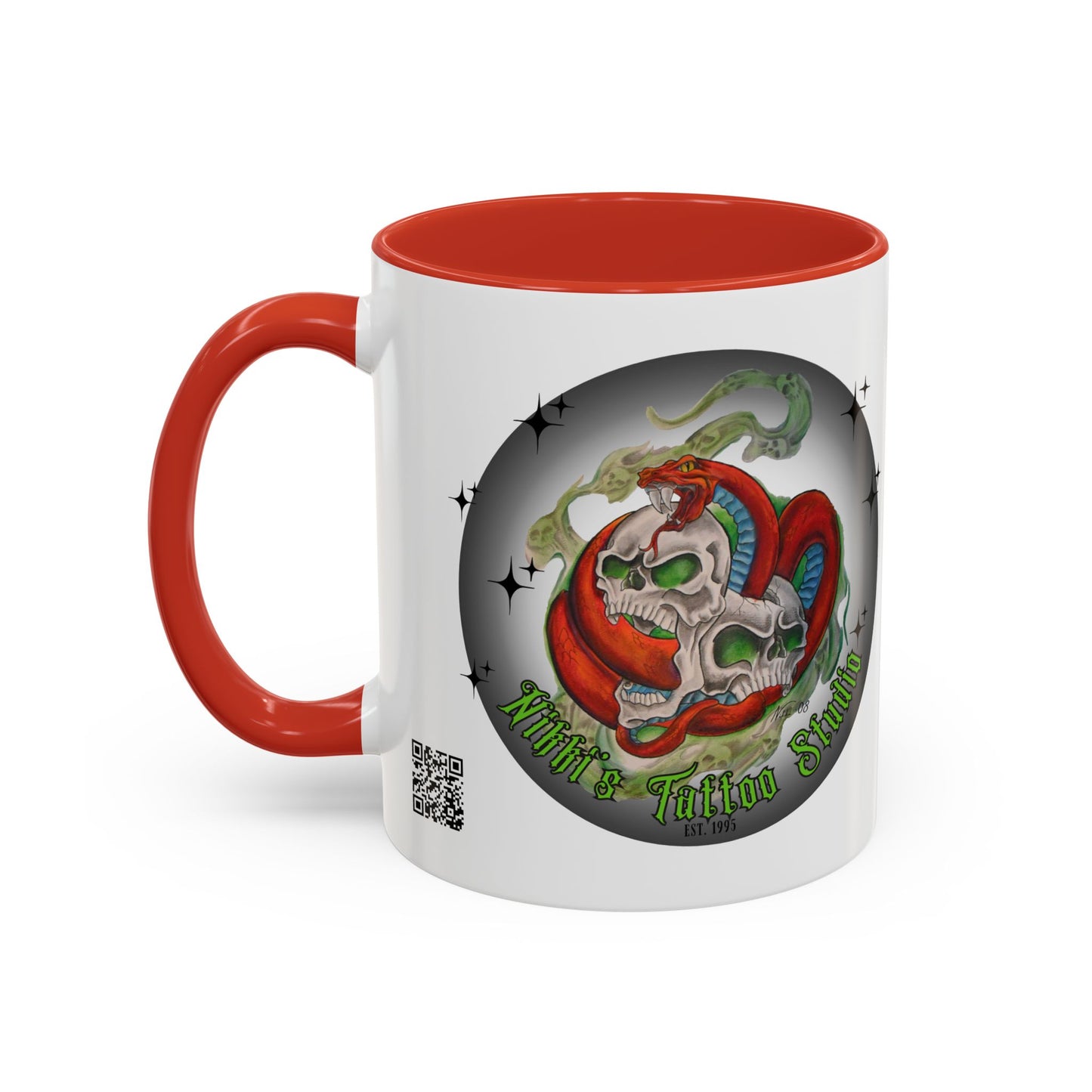 Mug - Nikki's Tattoo Studio (Skull & Snake)