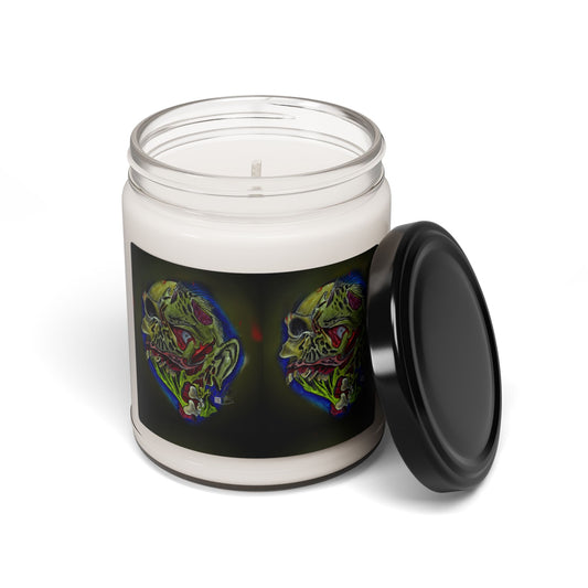 Scented Soy Candle - Zombie Skull King of the Dead