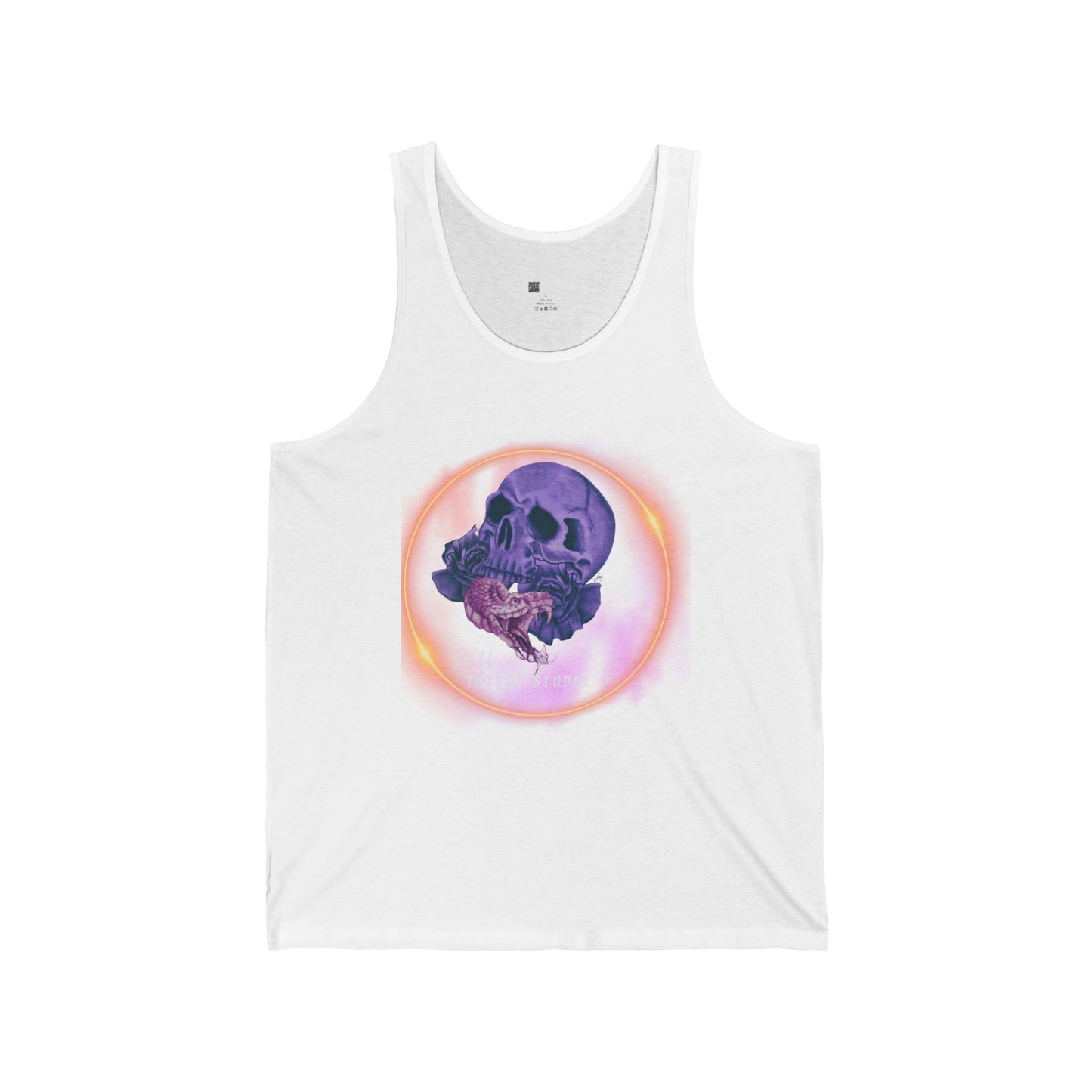Tank Jersey - Nikki's Tattoo Studio Skull Logo
