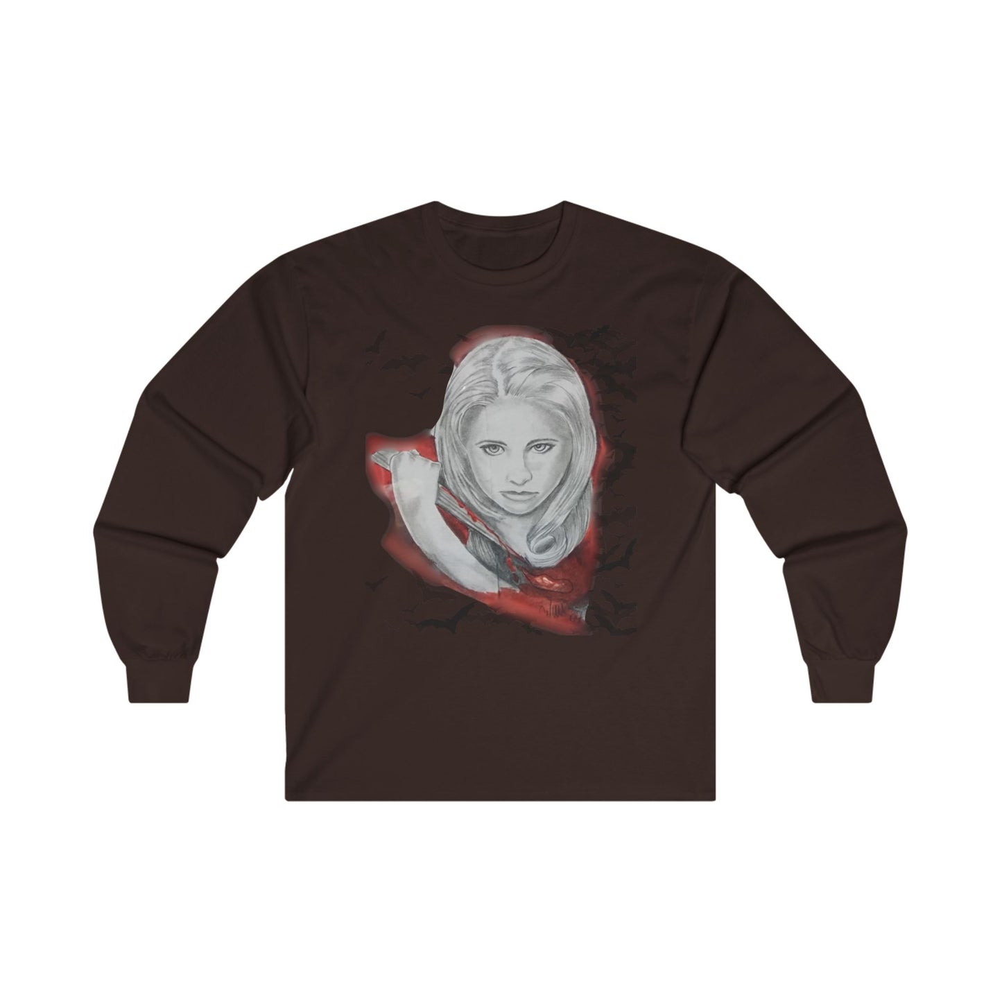 T-Shirt Long Sleeve - Vampire Slayer by Nikki