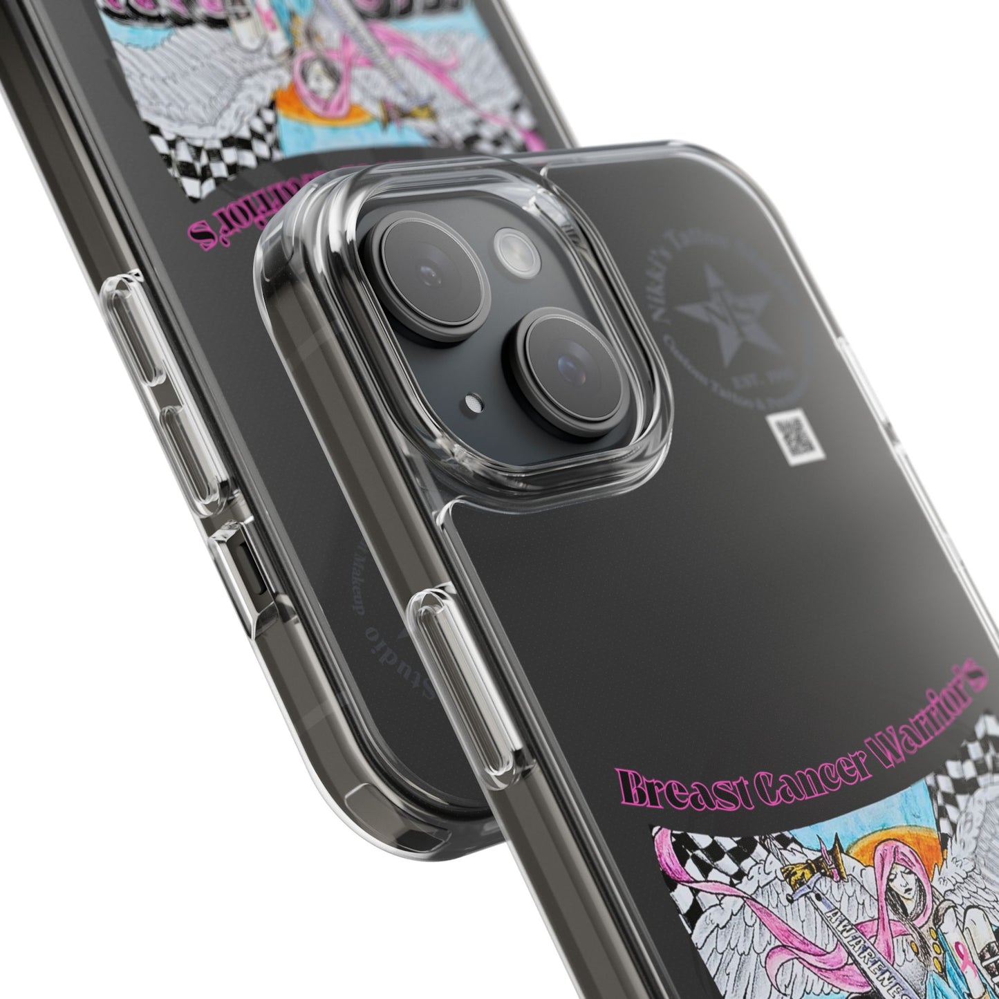 Phone Case - Breast Cancer Warrior by Nikki
