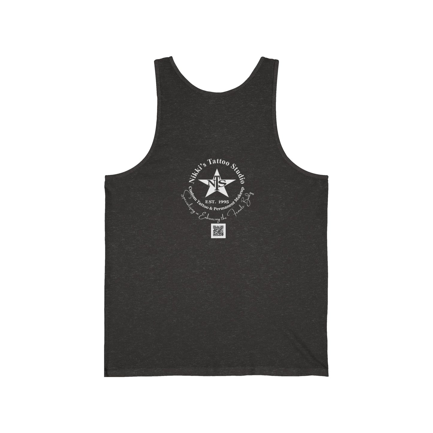 Tank Jersey - Nikki's Tattoo Studio Skull Logo