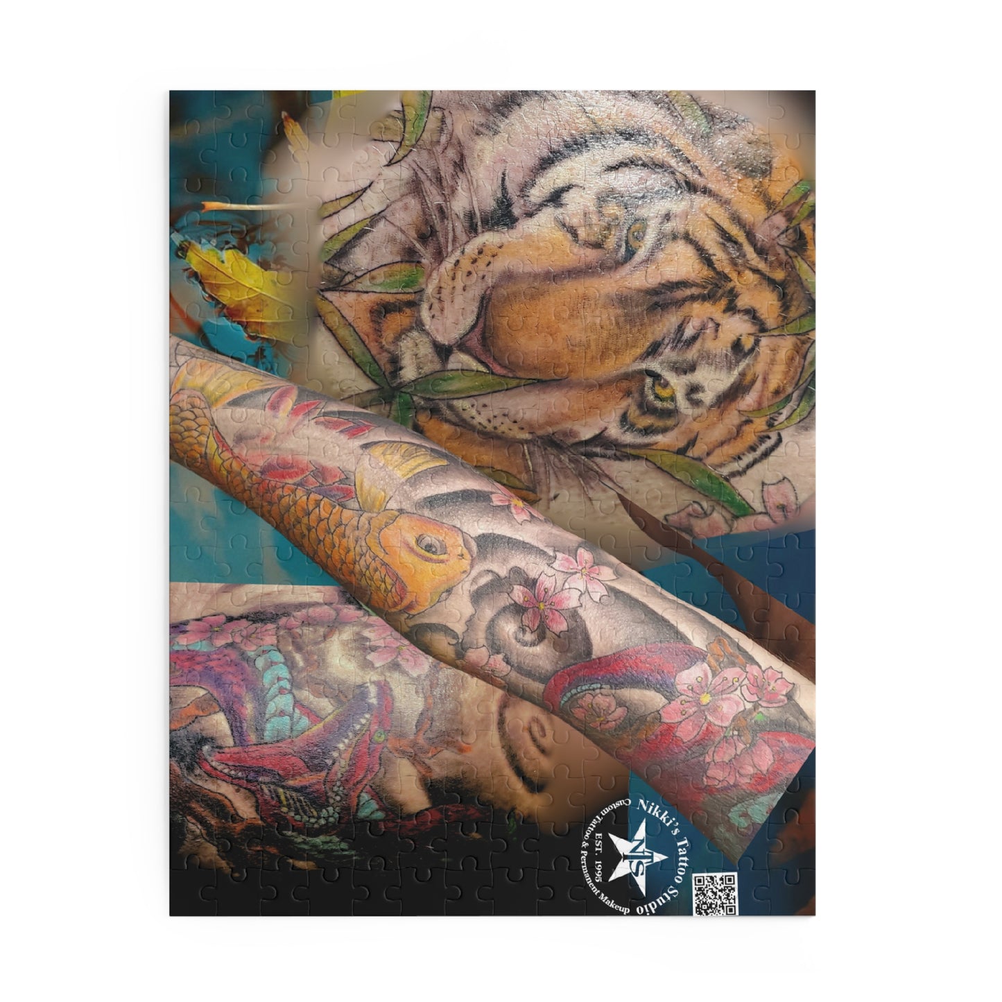 Puzzle Game: Tiger Tattoo by Nikki