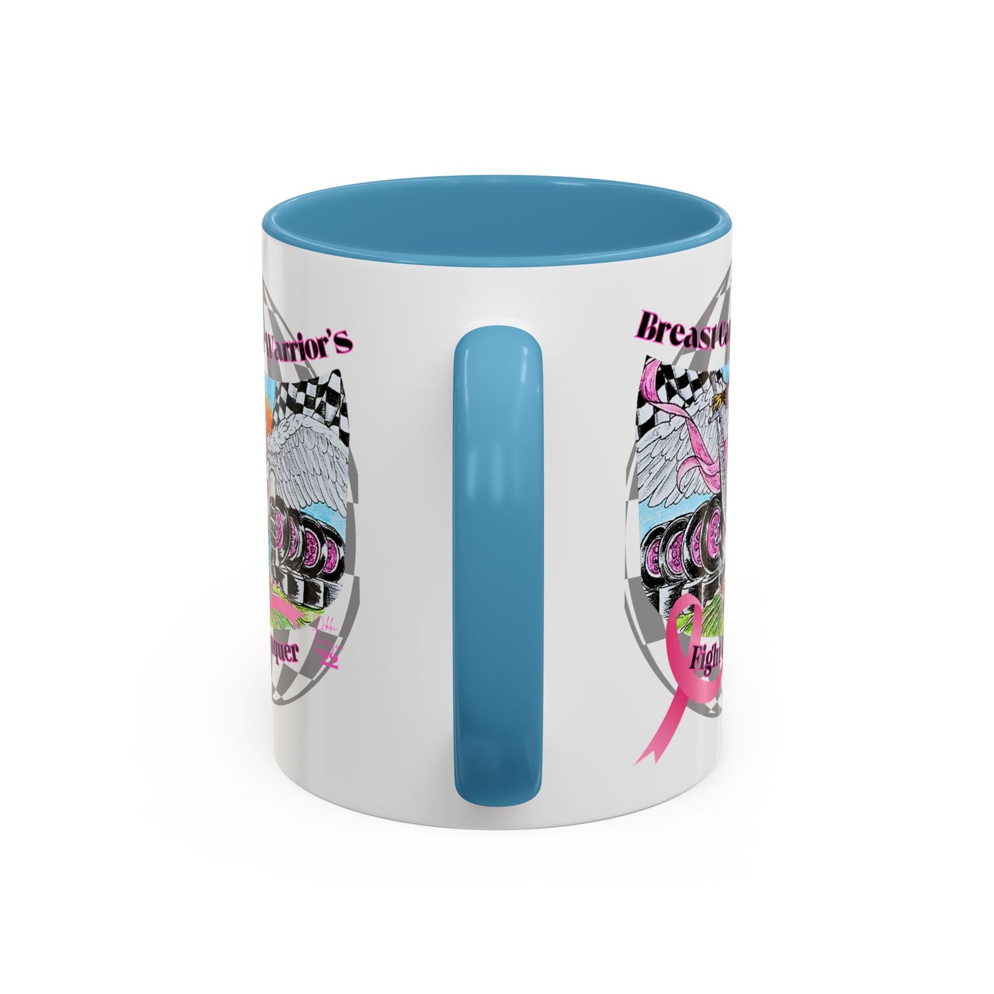 Mug - Breast Cancer Warrior by Nikki