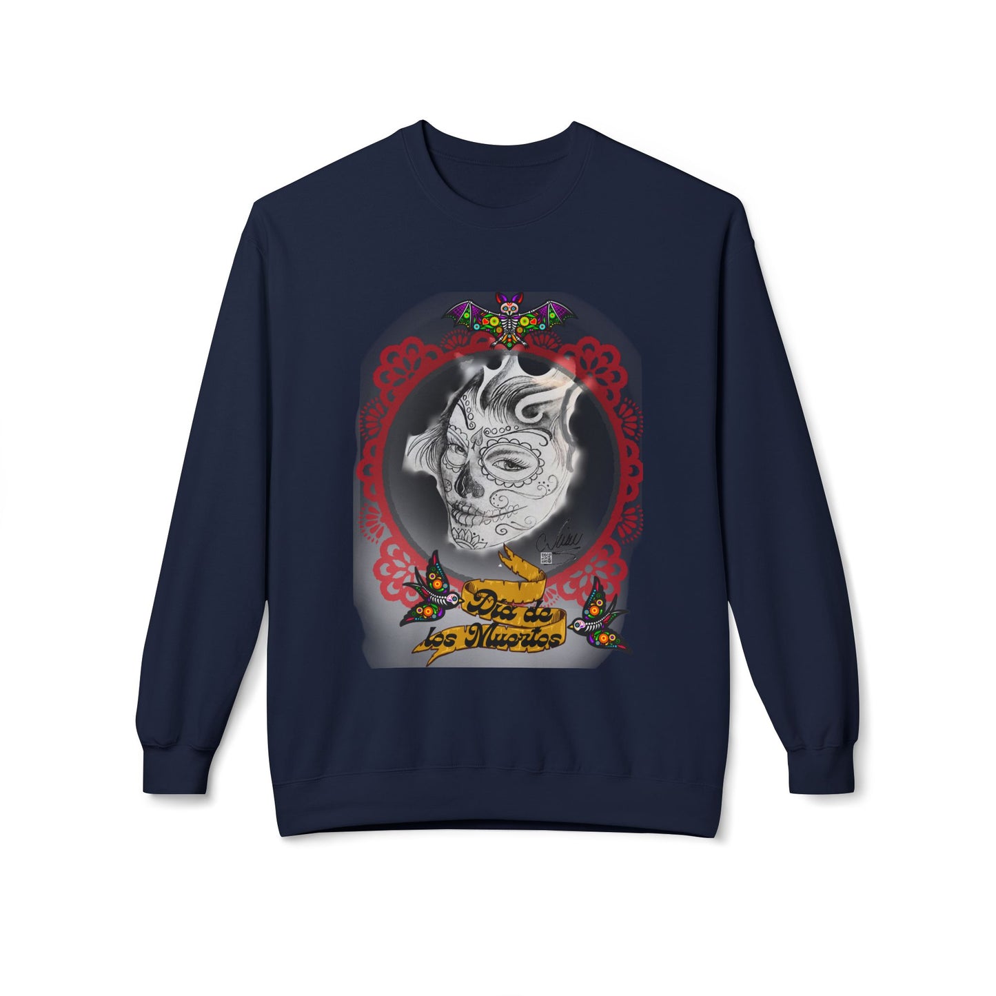Sweatshirt - Day of the Dead Beautiful Art by Nikki