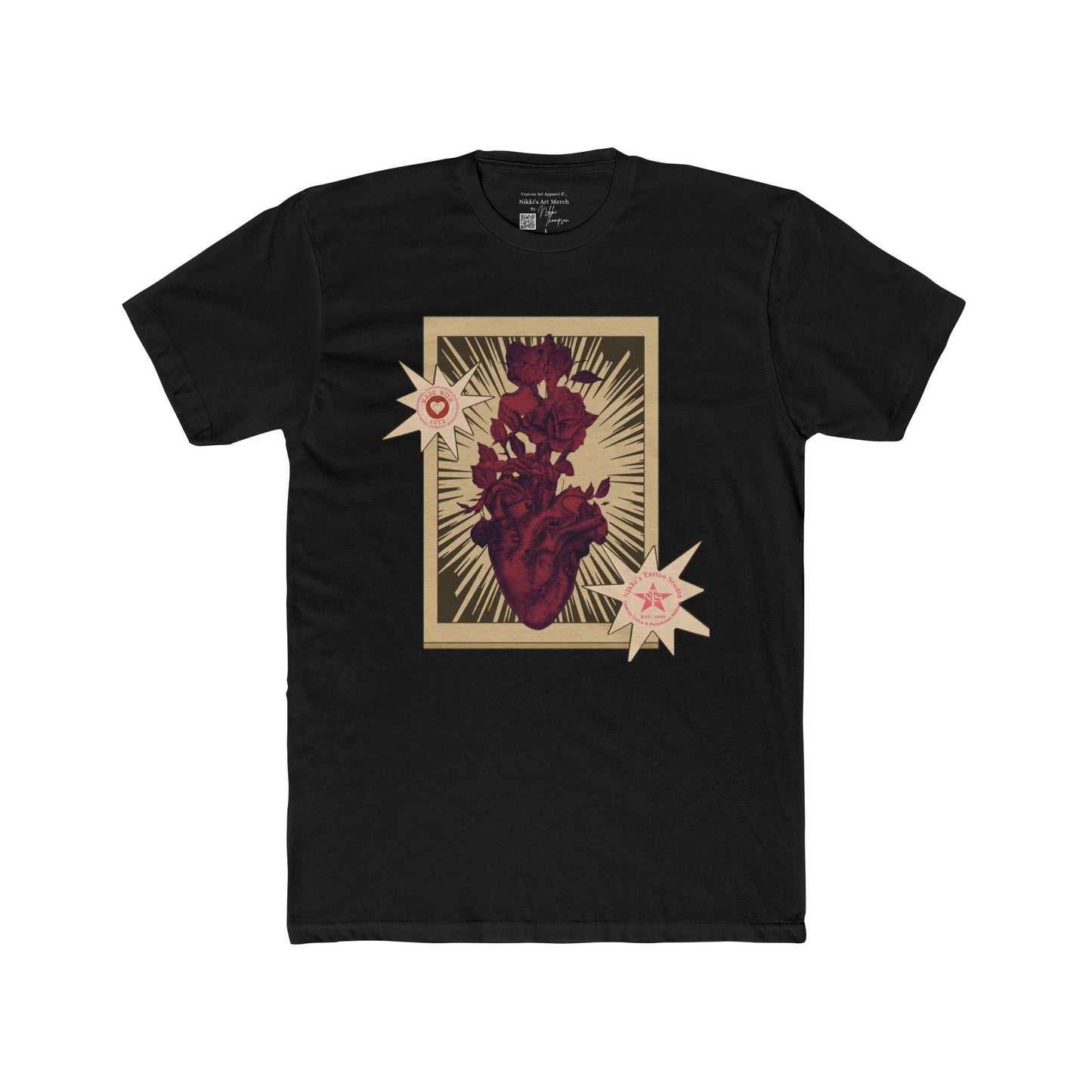 Anatomical Heart Tattoo Unisex Tee - Nikki Thomspon Design