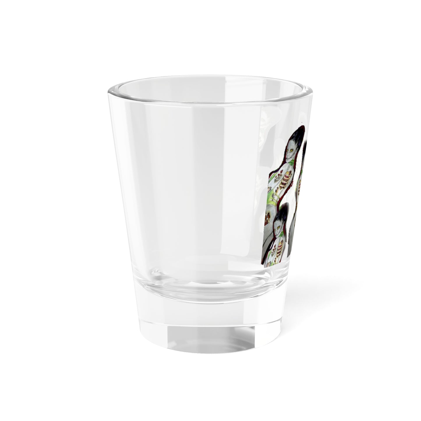 Shot Glass - Zombie Lady by Nikki