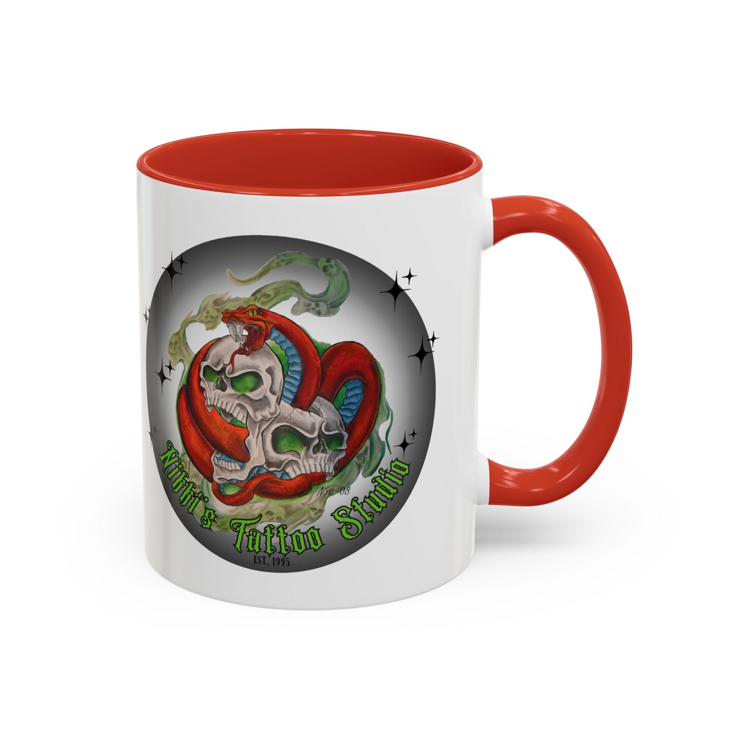 Mug - Nikki's Tattoo Studio (Skull & Snake)