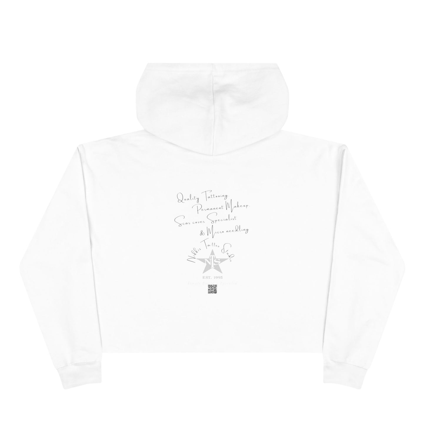 Hoodie Cropped - Beauty Never Gets Old by Nikki