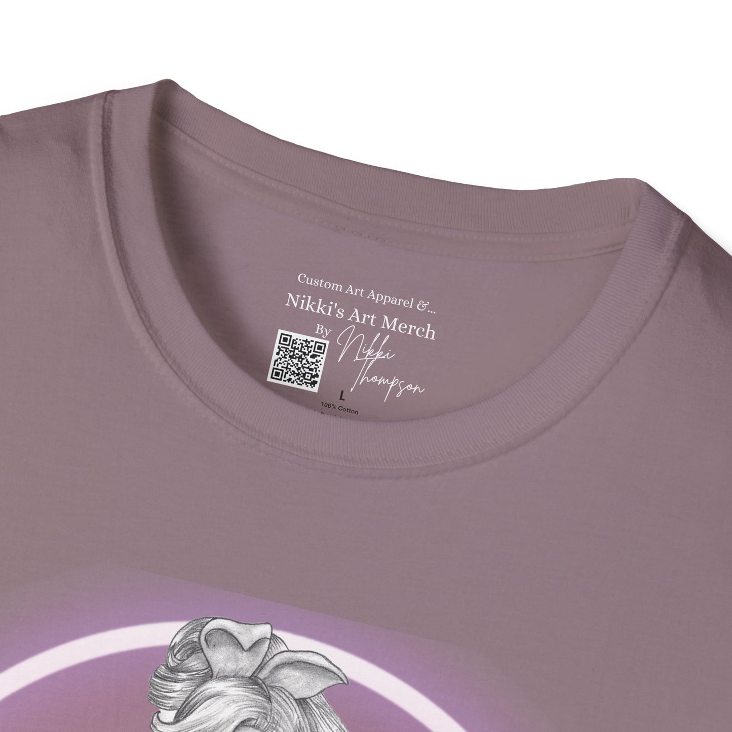 T-Shirt - Pretty Pin Up Bunny by Nikki