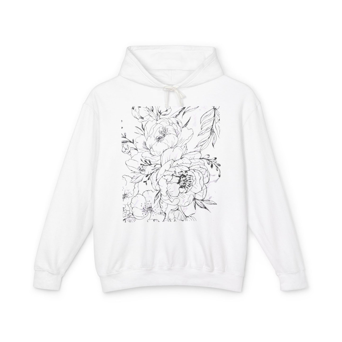 Sweatshirt Hoodie - Nikki's Peony art