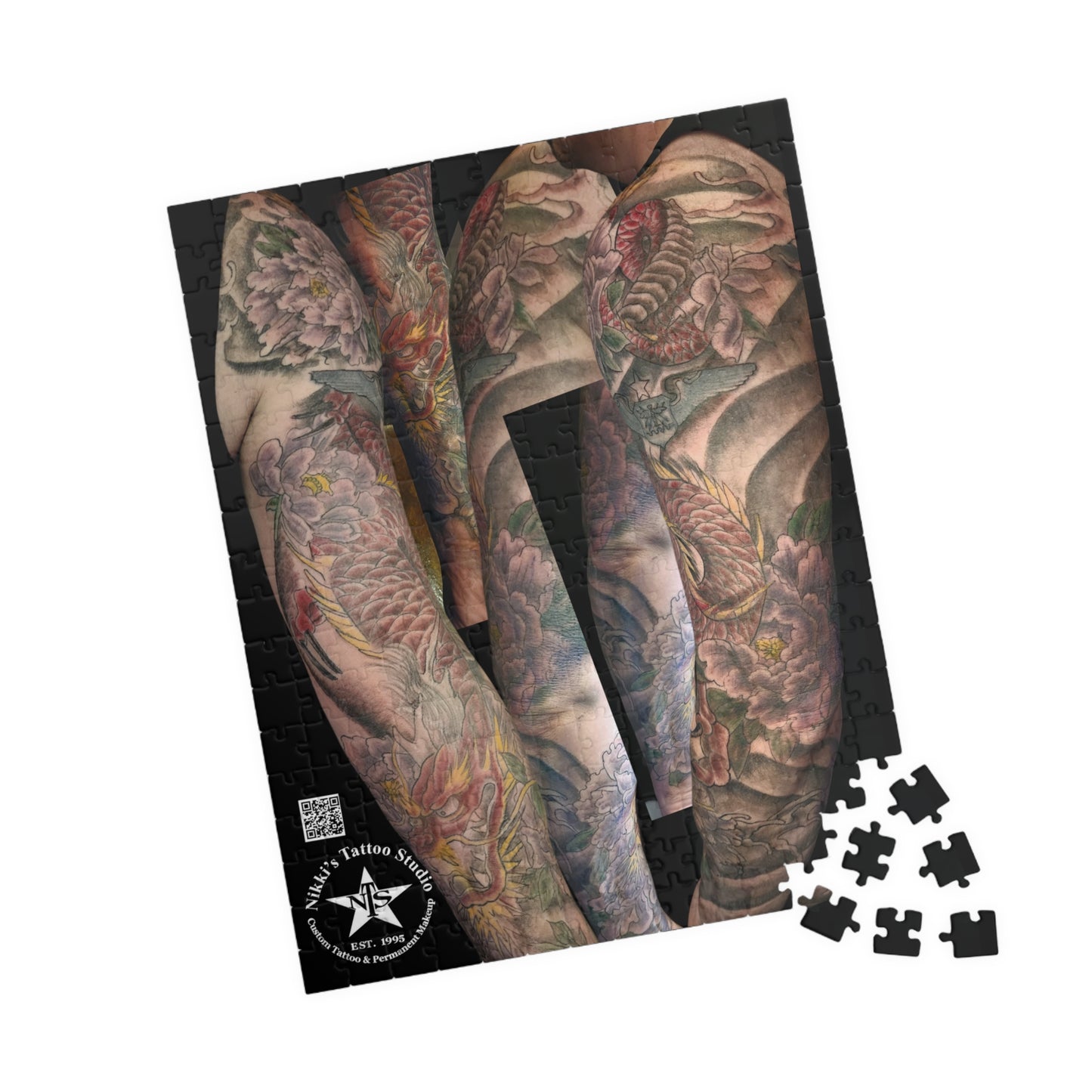 Puzzle Game: Nikki's Tattoo Art - Glossy Finish - 110, 252, 520 Pieces