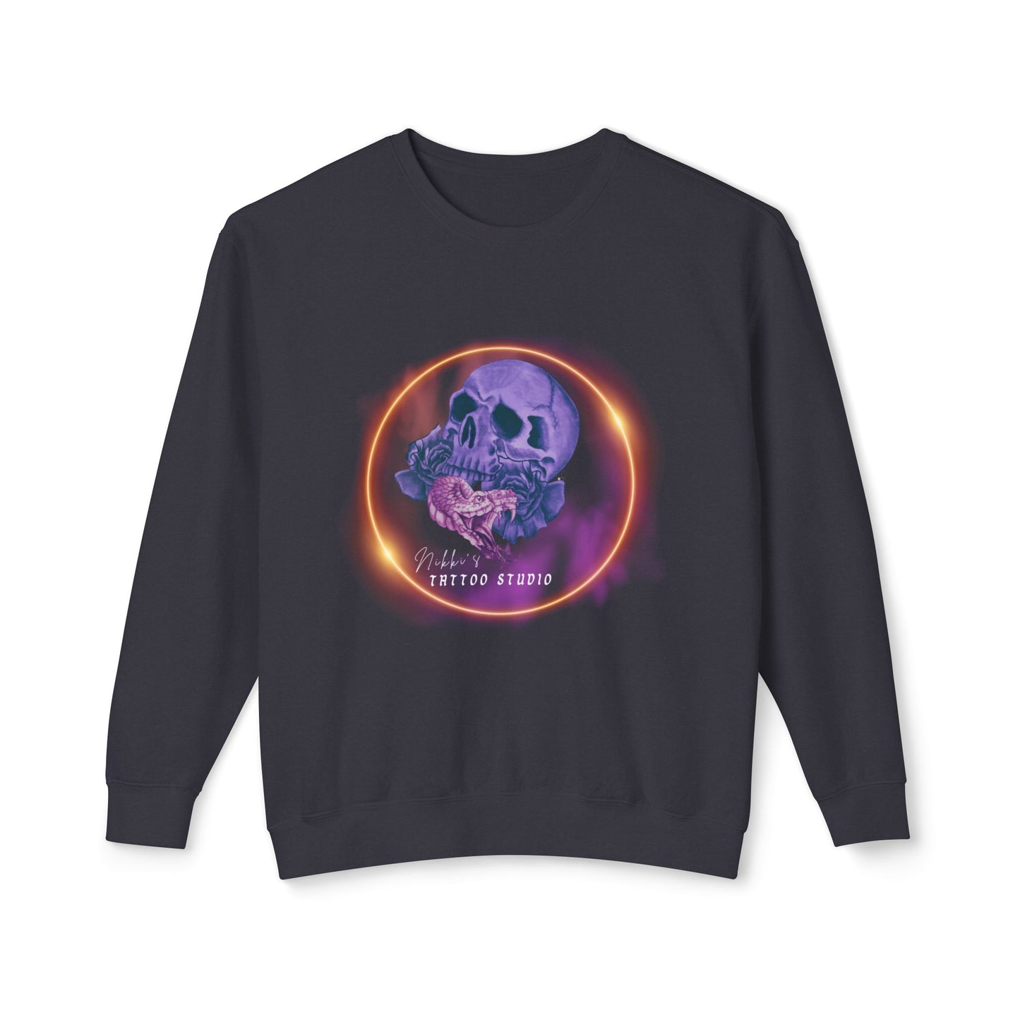Sweatshirt - Nikki's Tattoo Studio Collection Skull & Snake