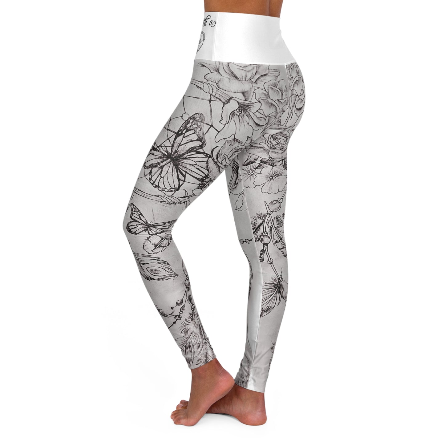 Yoga Leggings - Nikki's Dreamcatcher Art
