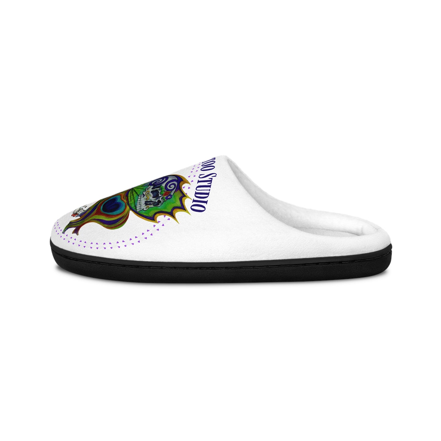 Slippers - Butterfly Skull Artwork by Nikki