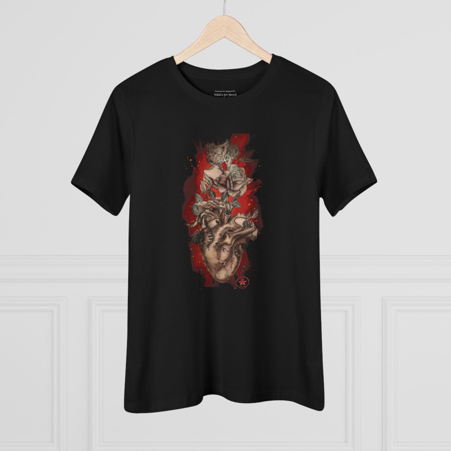 Anatomical Heart - Sephia by Nikki Women's Cotton Tee