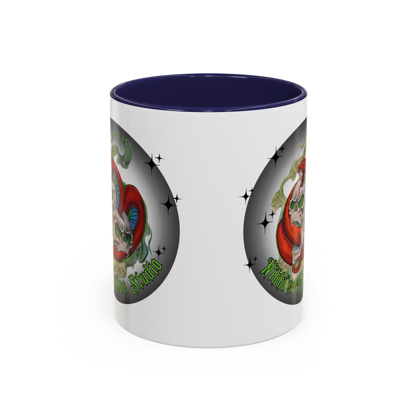 Mug - Nikki's Tattoo Studio (Skull & Snake)