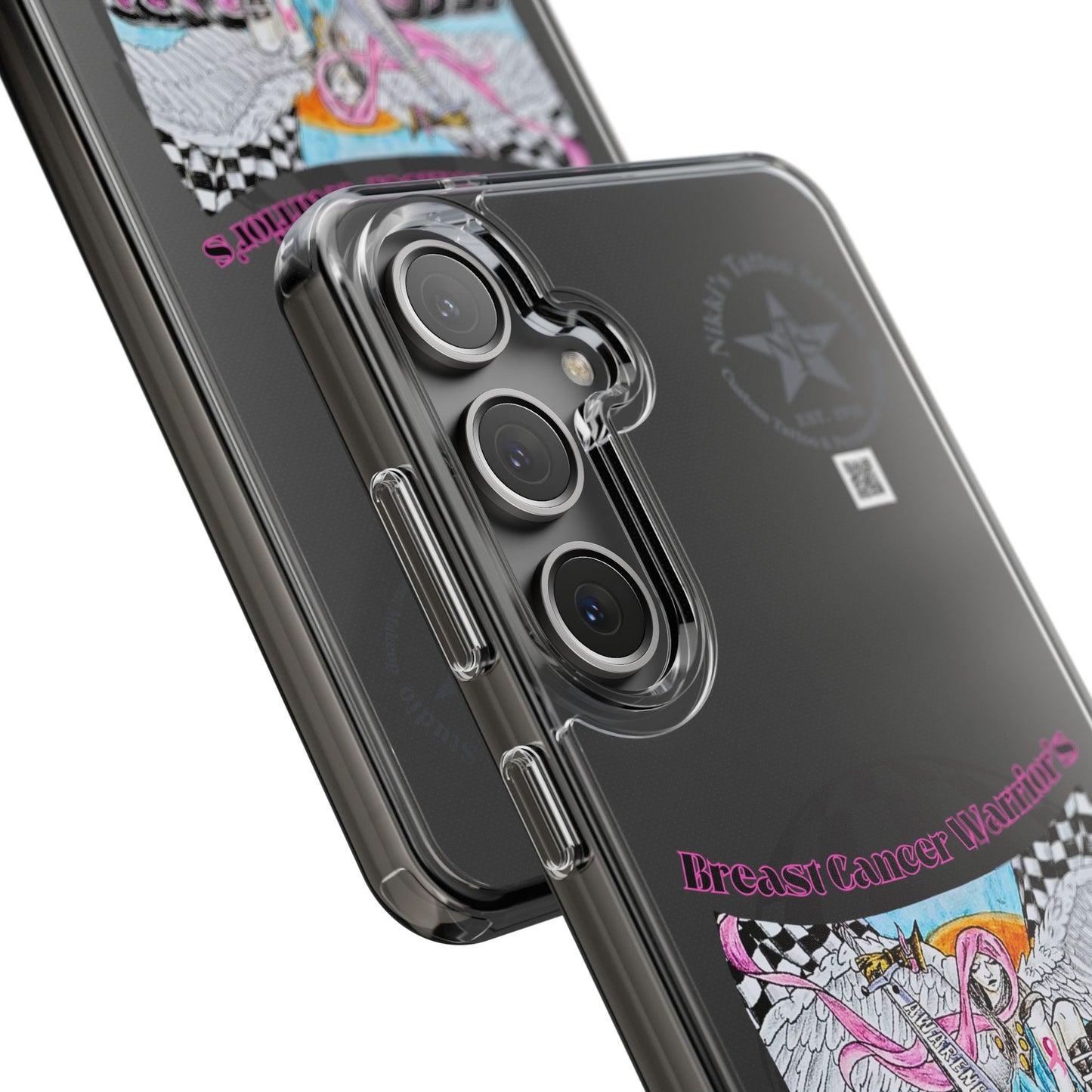 Phone Case - Breast Cancer Warrior by Nikki
