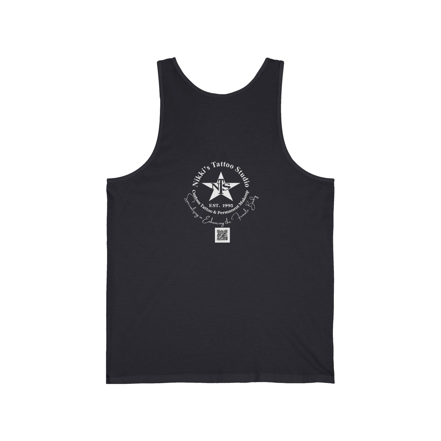 Tank Jersey - Nikki's Tattoo Studio Skull Logo