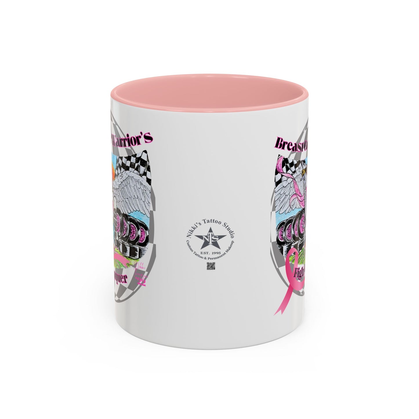 Mug - Breast Cancer Warrior by Nikki
